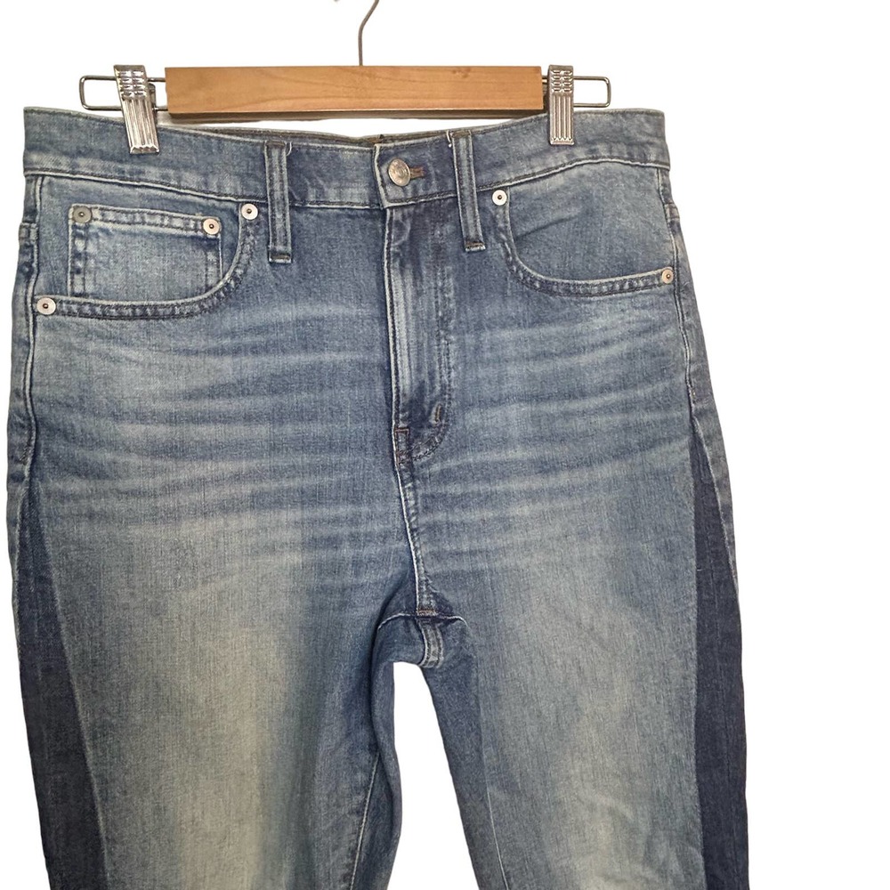 MADEWELL Two Tone High-Rise Slim Boy Jean Size 28 - Picture 14 of 16